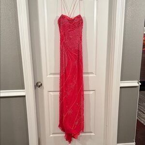 Stunning Scarlet Evening Gown